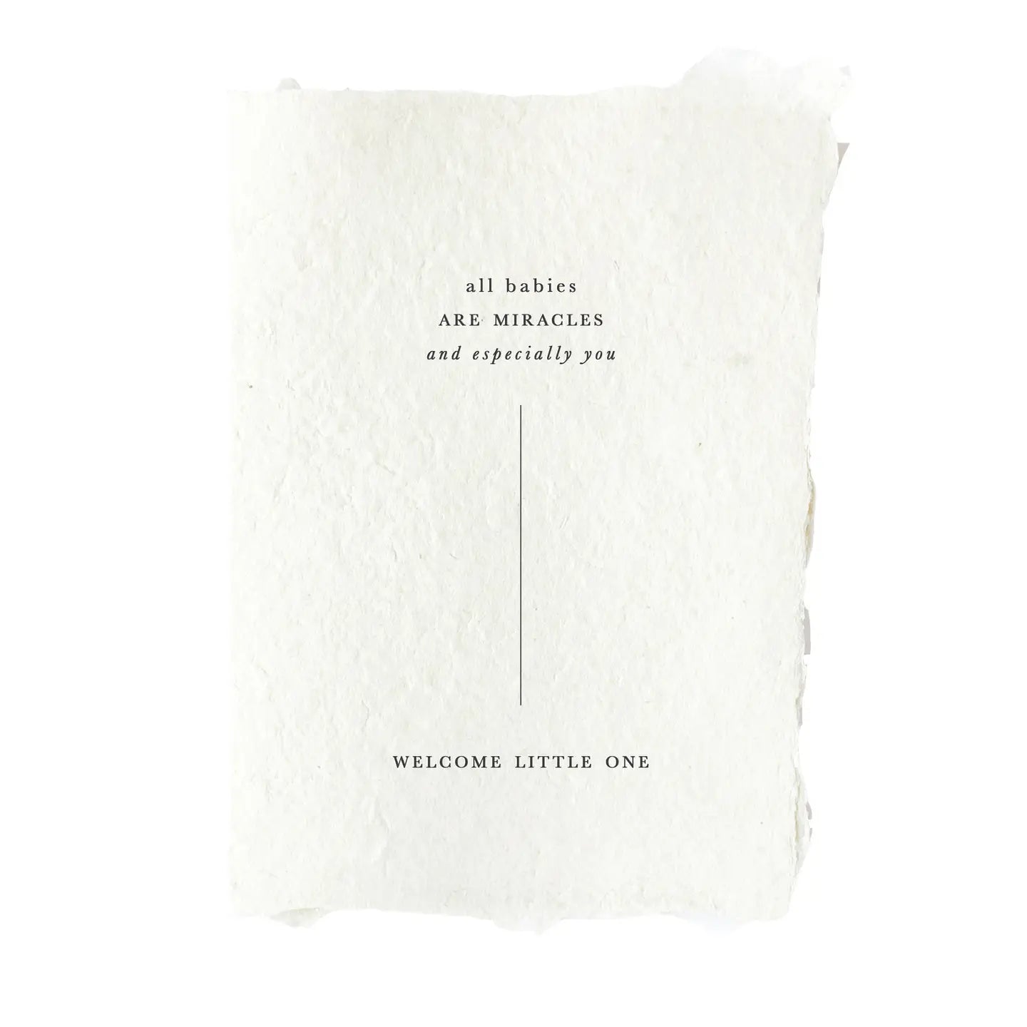 all babies are miracles - card