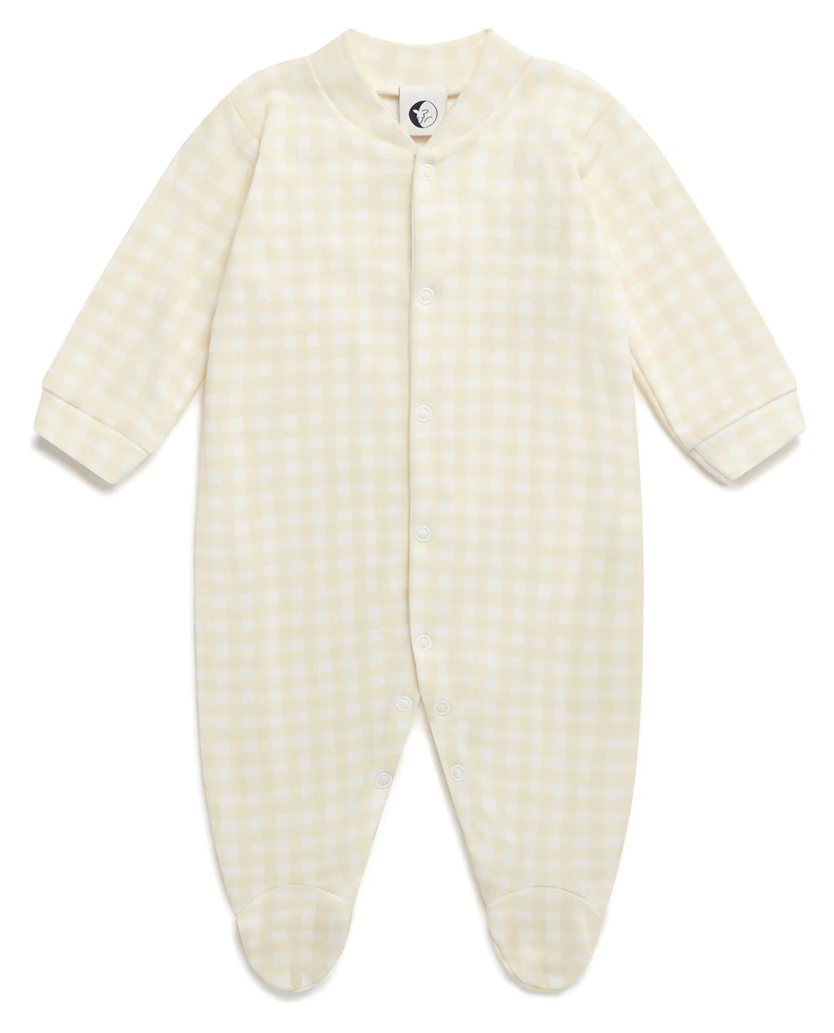 baby sleepsuit- buttermilk