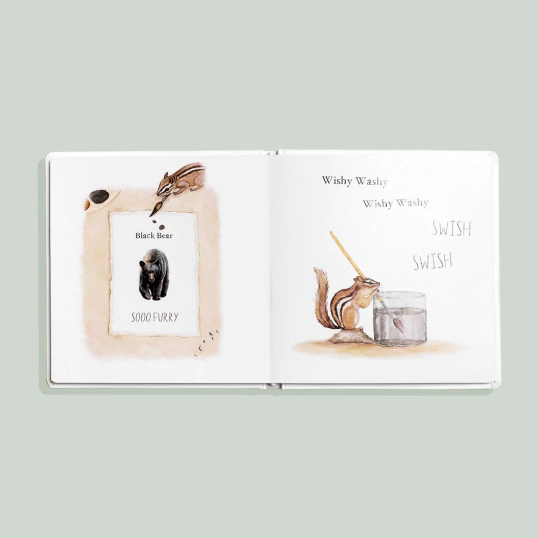 wishy washy: a book of first words and colors