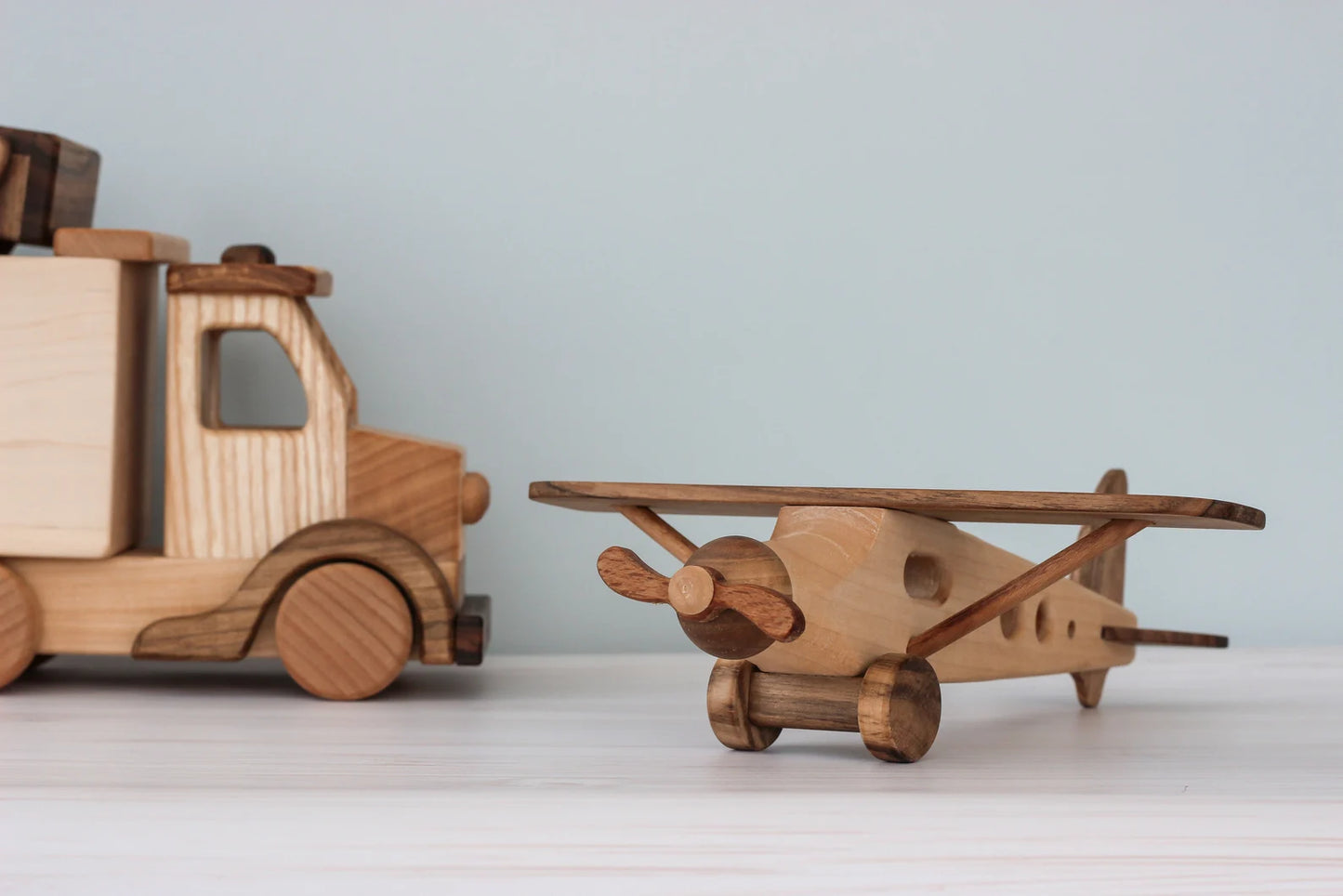 wooden airplane