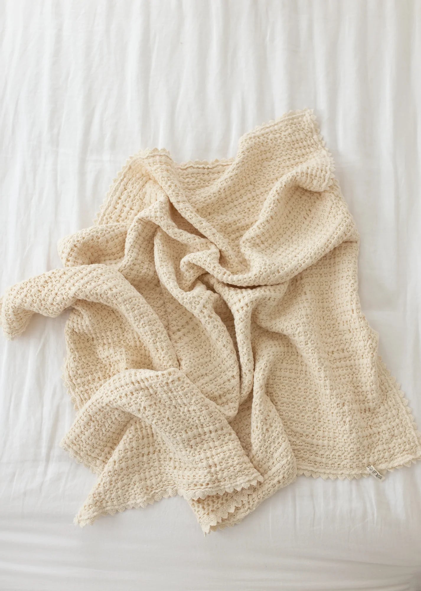 cozy waffle blanket