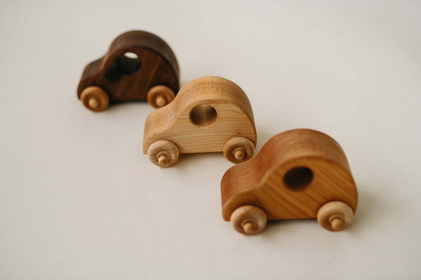 wooden thick car