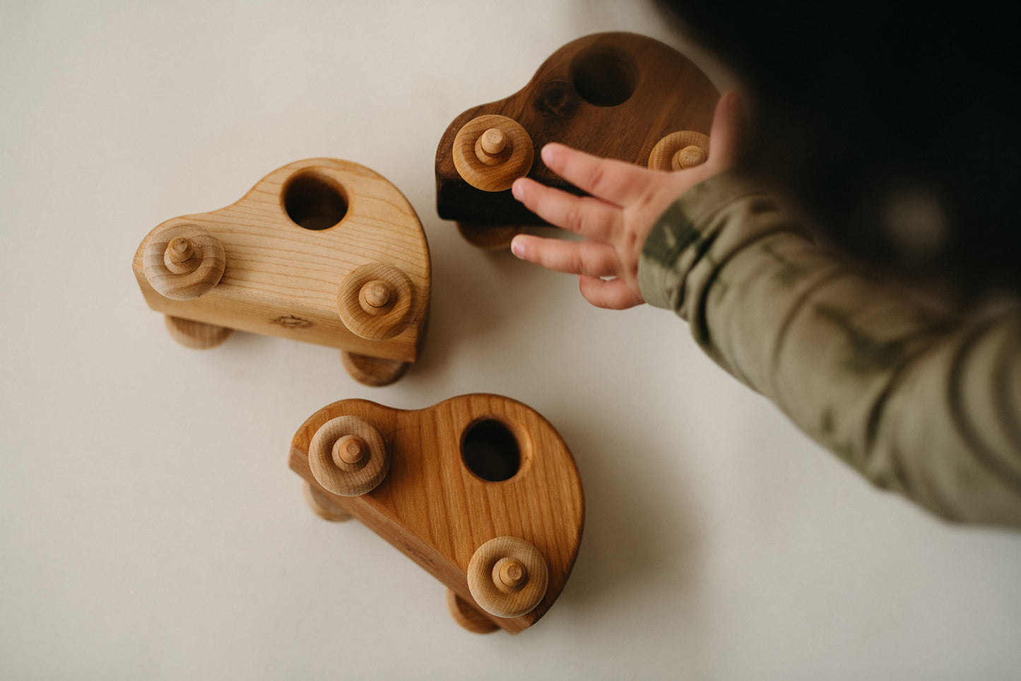 wooden thick car