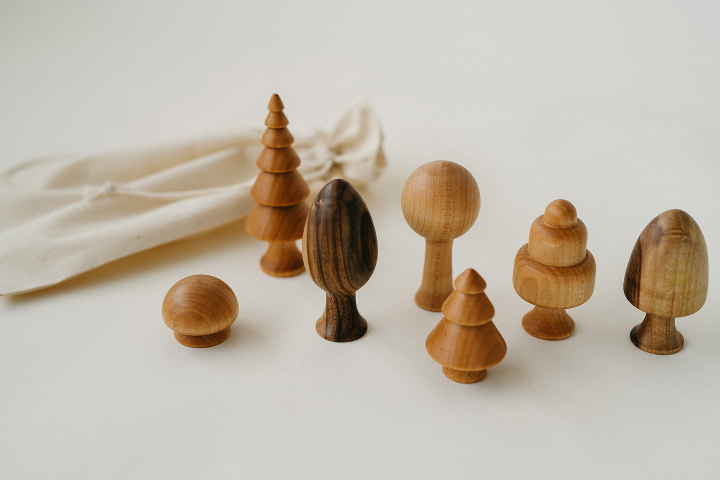 wooden forest set
