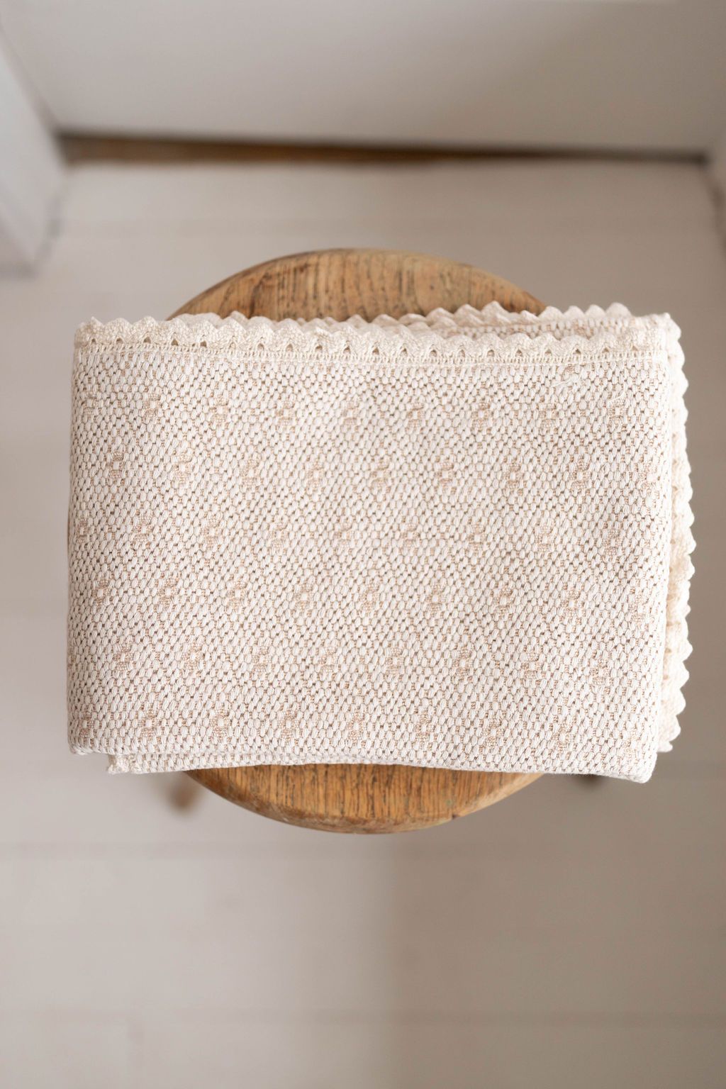 crochet blanket - sand