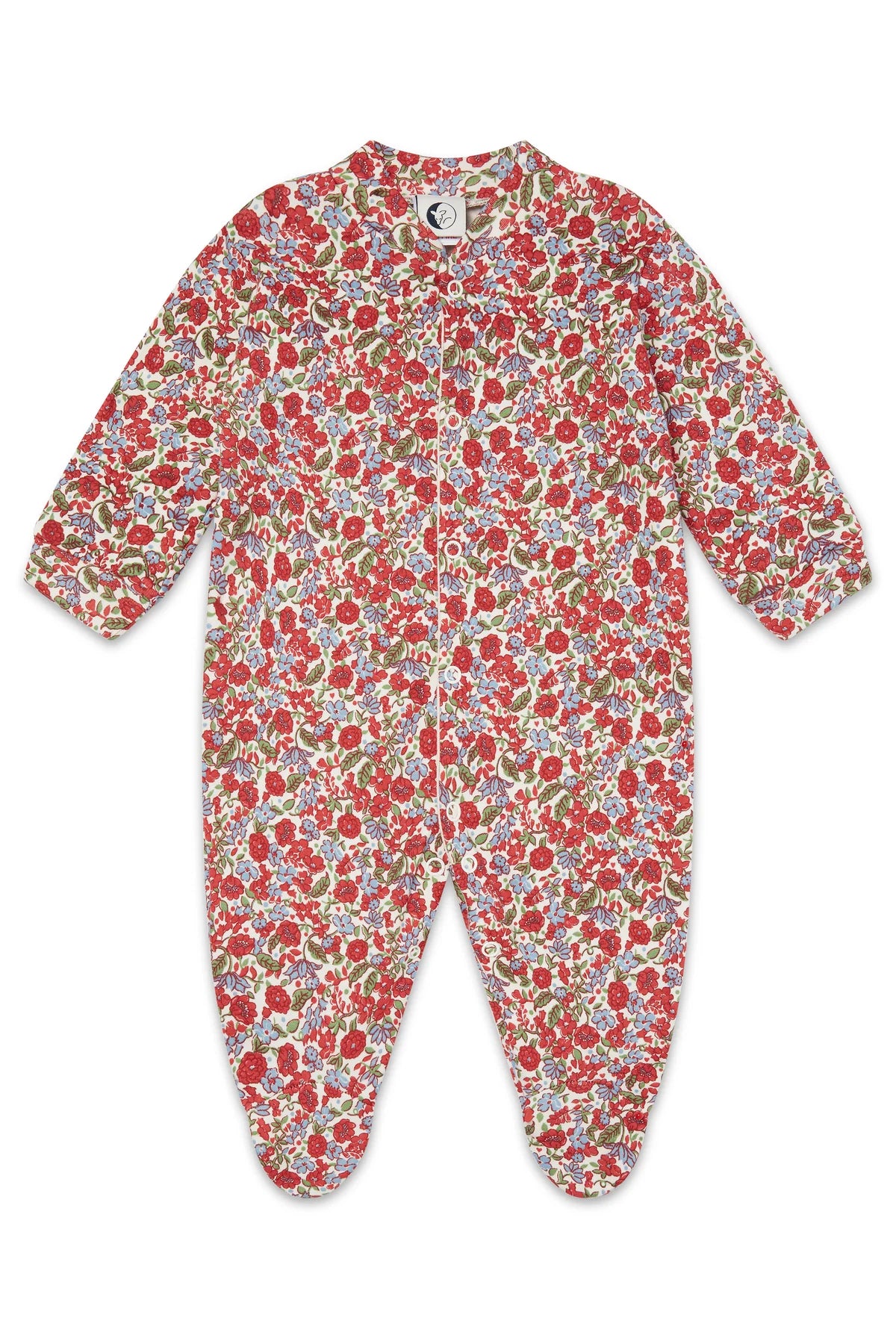 baby sleepsuit- festive floral