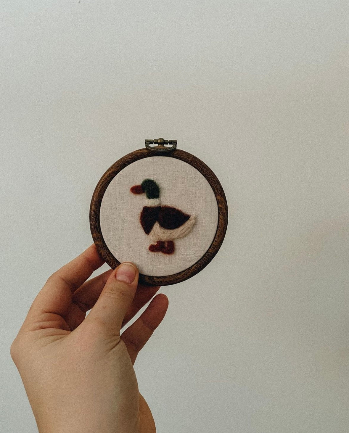 hand felt embroidery