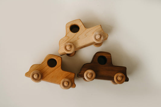 wooden thick truck