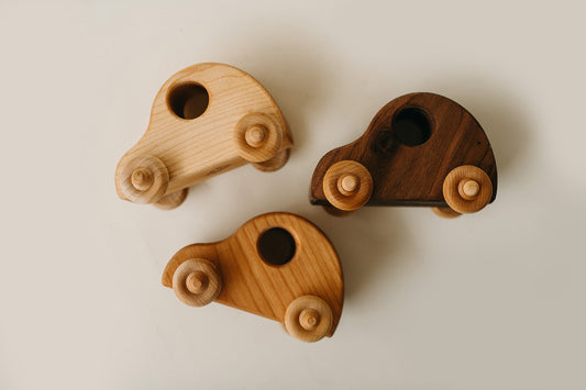 wooden thick car