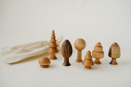 wooden forest set